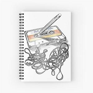 Cassette Tape Unwound Spiral Notebook