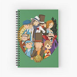 Puzzles from an Unwound Future - Professor Layton Spiral Notebook