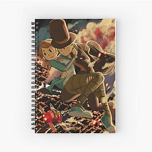 Professor Layton and The Unwound Future  Spiral Notebook