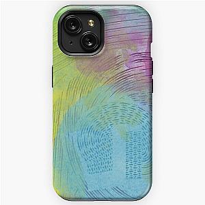 Unwound labyrinth abstract art iPhone Tough Case