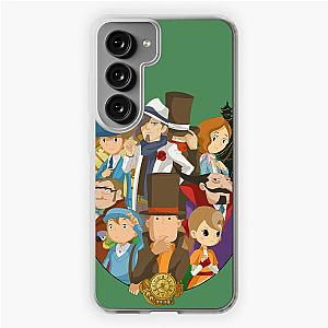 Puzzles from an Unwound Future - Professor Layton Samsung Galaxy Soft Case