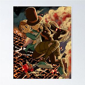 Professor Layton and The Unwound Future  Poster