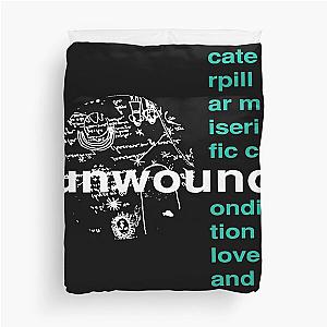 Unwound Caterpillar Miserific Condition Love And Fear Duvet Cover