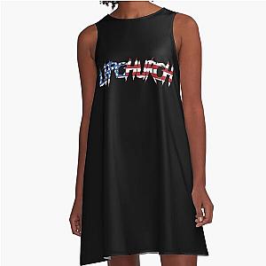 Upchurch American Flag Relaxed Fit  A-Line Dress