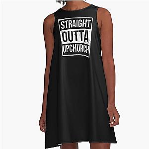 STRAIGHT OUTTA BLACK UPCHURCH A-Line Dress