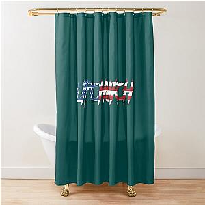 Upchurch American Flag Relaxed Fit  Shower Curtain