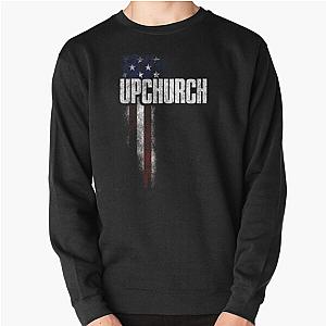 Upchurch Family American Flag Graphic Trending Youth   Pullover Sweatshirt