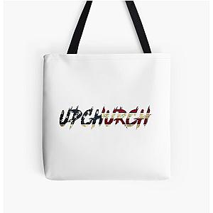 UPCHURCH WHITE USA All Over Print Tote Bag