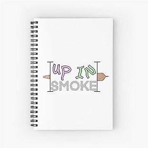 Up In Smoke Joint Decal Spiral Notebook