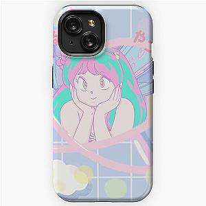 lum kawaii girl Urusei Yatsura kawaiiwave vaporwave iPhone Tough Case