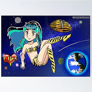 Urusei Yatsura Lum Floating in Space Poster