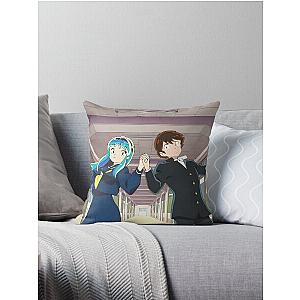 Urusei Yatsura - Having Fun Throw Pillow