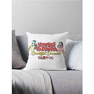 Urusei Yatsura anime art Throw Pillow