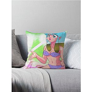 Urusei Yatsura aesthetic Throw Pillow