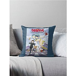 urusei yatsura poster  Throw Pillow