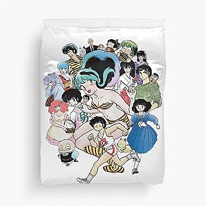 urusei yatsura and  friend Duvet Cover