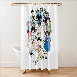 urusei yatsura and  friend Shower Curtain