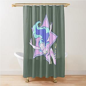 Urusei Yatsura Lum Lam Pastel Anime Illustration  Shower Curtain