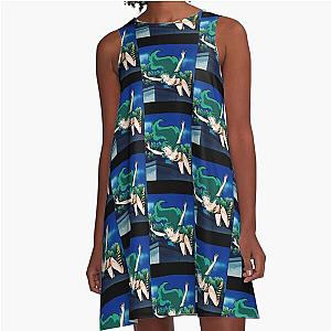 Urusei Yatsura Lum Lam Illustration  A-Line Dress