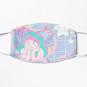 lum kawaii girl Urusei Yatsura kawaiiwave vaporwave Flat Mask