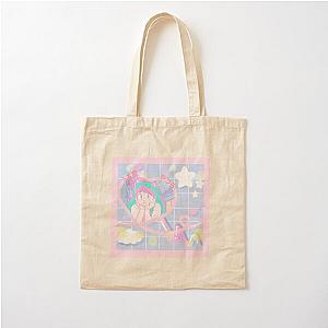 lum kawaii girl Urusei Yatsura kawaiiwave vaporwave Cotton Tote Bag