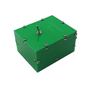 Green Useless Box Plastic Useless Box