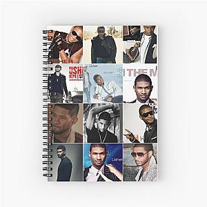 Usher Singer Photo Collage Spiral Notebook