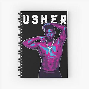 Usher Style Retro Spiral Notebook