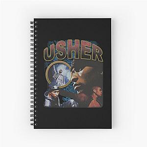 Usher 90s Vintage Spiral Notebook