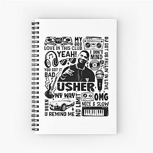 Usher My Way Tour Spiral Notebook