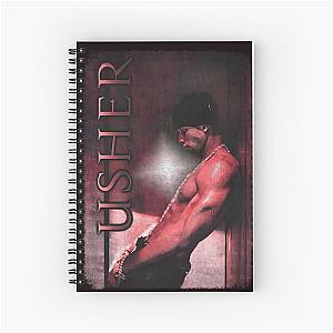 Vintage Poster Usherrr Spiral Notebook