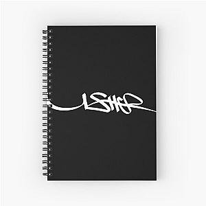 Usher logo Spiral Notebook