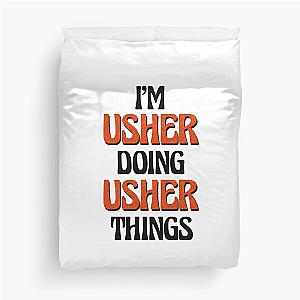 Usher Doing Things Duvet Cover