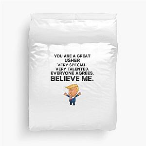 Usher Trump Duvet Cover