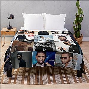 Usher Singer Blanket Photo Collage