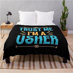 Trust me I Usher Throw Blanket