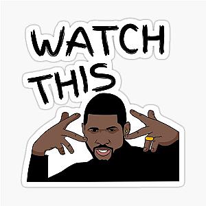 Watch Usher Tiny Desk Concert Meme Sticker