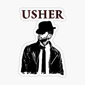 Minimalist Women's Usher Sticker
