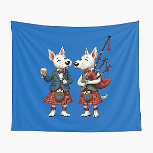 Burns Night West Highland Terrier Tapestry