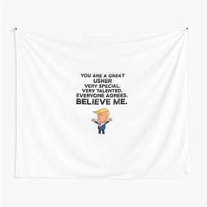 Usher Trump Tapestry