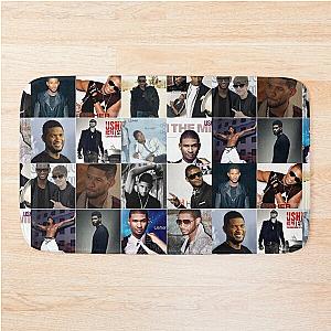 Usher Singer Bath Mat Photo Collage