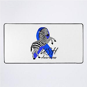 Usher Syndrome Awareness Ribbon Desk Mat