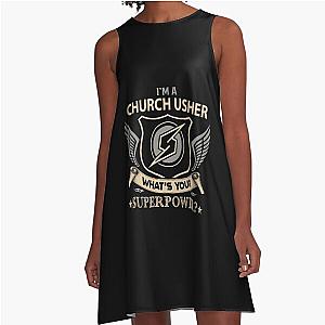 Church Usher A-Line Dress