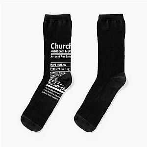 Church Usher T-Shirt Nutritional Factors Gift Item Tee Socks