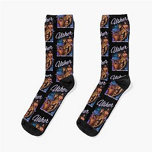 Usher Past Present Vintage Socks
