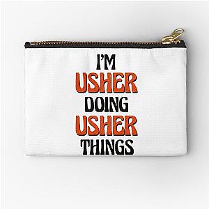 Usher Doing Things Zipper Pouch