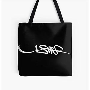 Usher All Over Print Tote Bag