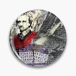 Edgar Allan Poe The Fall of Usher Collage Pin