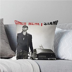 Usher Here Stand Throw Pillow