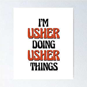 Usher Doing Usher Things Poster